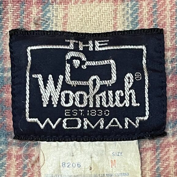 Vintage 80s Woolrich Woman Pink Jacket Wool Lined USA Made Coat Women’s Medium - Picture 4 of 8